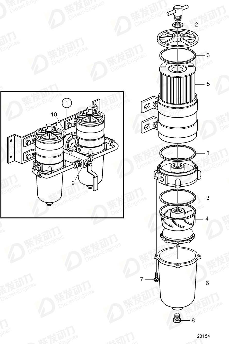volvo penta Block 3827300 Drawing volvo penta Block 3827300 Drawing